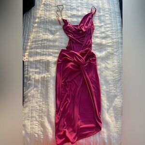 Elegant Pink Women's Dress